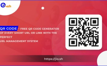 Jiosh URL QR Codes suitable for physical marketing tracking (Link : https://jio.sh/)