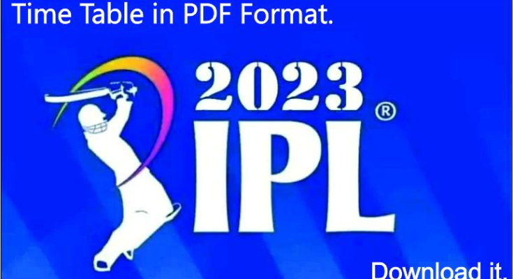 JioSh URL Social Media Post for IPL 2023 Timetable
