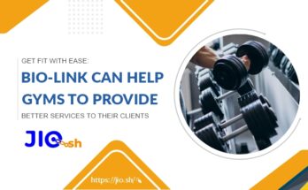 Get Fit with Ease Bio-link can help Gyms to provide better Services to their Clients (Link : https://jio.sh/)