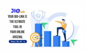 Your Biolink is the ultimate tool in your online arsenal. (Link : https://jio.sh/)