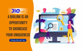 A biolink is an opportunity to showcase your uniqueness. (Link : https://jio.sh/)