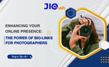 Enhancing Your Online Presence The Power of Bio-Links for Photographers (Link : https://jio.sh/)