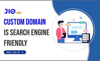 Custom Domain is search engine friendly (Link : https://jio.sh/)